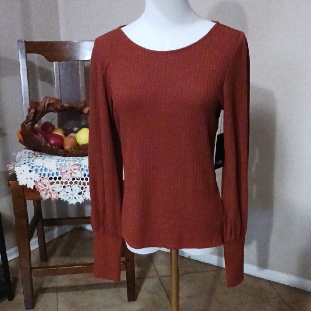 NWT- a.n.a Rusty Brown Sweater